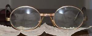 Vintage 14kt złote okulary wypełnione oryginalnym etui i ściereczką ~ Francja - Zdjęcie 1 z 16