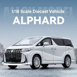 1/18 Toyota Alphard Diecast Model Car Toy Collectible Sound Light Kids Gifts Toy - Picture 1 of 14