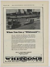 1926 George D. Whitcomb Co. Ad: McKenzie Construction Co. Whitcomb Locomotive