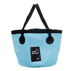 20L Collapsible Bucket, Travel Portable Water Storage Container, Light Blue