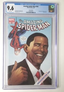 Amazing Spider-man #583 Rare Obama Variant CGC 9.6 NM+ Gorgeous Gem Wow - Picture 1 of 2