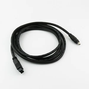 1x Firewire 800 to 400 9 Pin to 4 Pin Male IEEE1394b Bilingual Cable Cord 6ft - Afbeelding 1 van 7