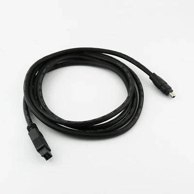 1x Firewire 800 to 400 9 Pin to 4 Pin Male IEEE1394b Bilingual Cable Cord 6ft - Image 1 of 4