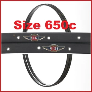 LLANTAS NISI CORSA TORO 26" 650c 32H TUBULARES VINTAGE AÑOS 70 80 CARRERAS CARRETERA OSCURAS - Imagen 1 de 5