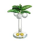 Elegant Crystal Living Room Decor Simulated Coconut Tree with Crystal Fruit