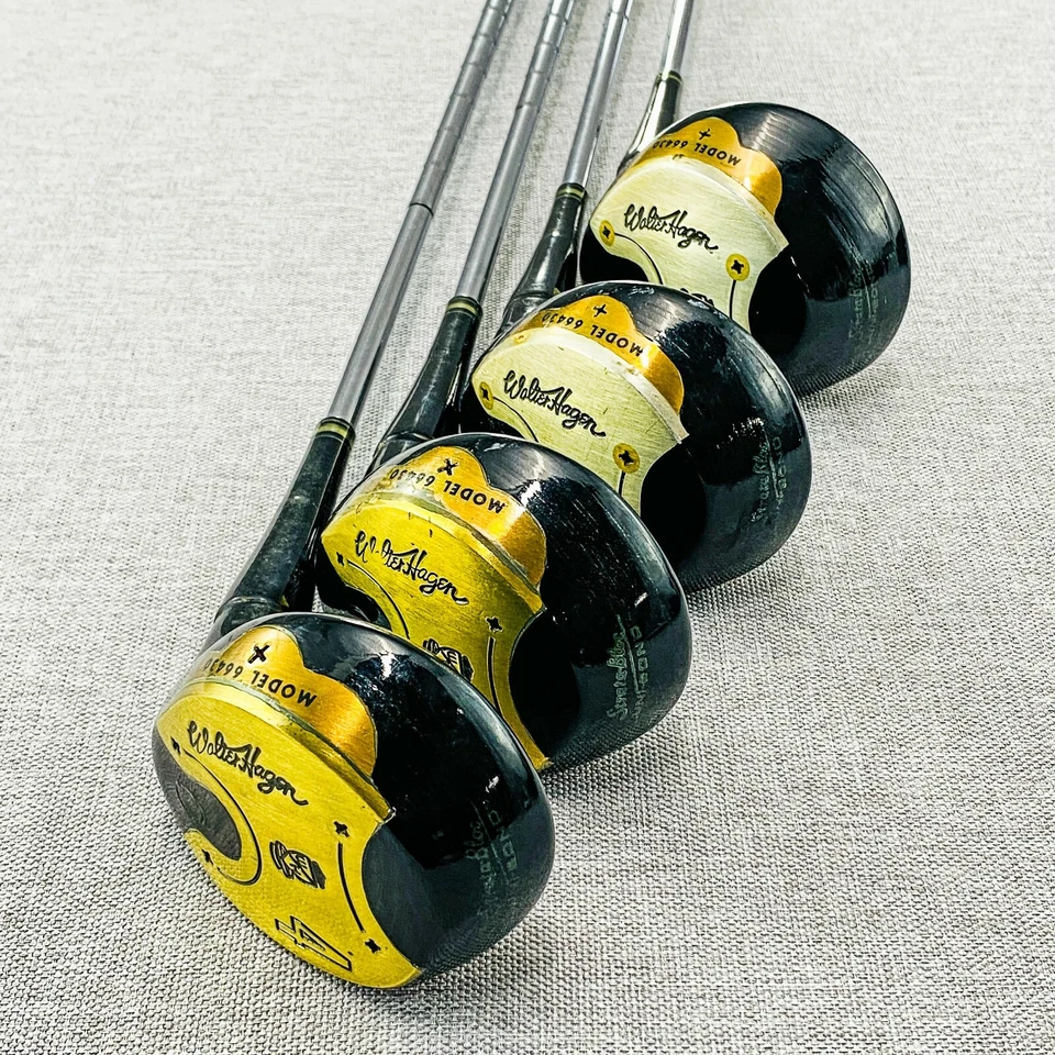 Walter Hagen Model 66430 Woods Set (1, 2, 3, 4) Reg Flex Steel # 11041 - Image 1 of 4