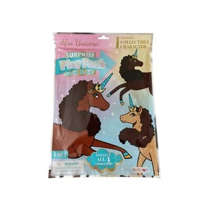 Afro Unicorn Surprise Play Pack Grab & Go con 1 personaggio e attività da collezione - Foto 1 di 2