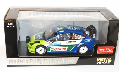 1/18 Ford Focus WRC Castrol  Winner Rally Sweden 2007 #3  M.Gronholm - Image 1 of 3