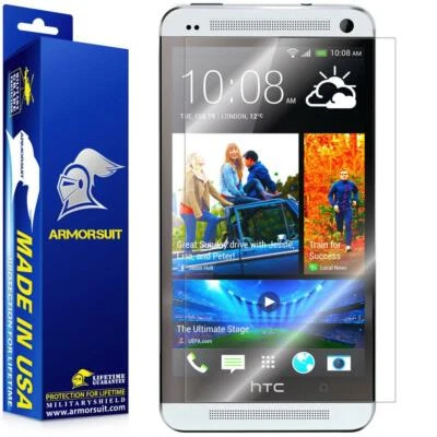ArmorSuit MilitaryShield HTC One M7 Screen Protector (Case Friendly Version) - Image 1 of 4