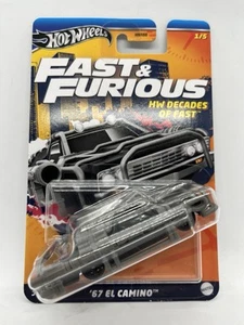 Hot Wheels 2023 1:64 Fast & Furious HW Decades of Fast #1 '67 El Camino ¡NUEVO! - Imagen 1 de 2