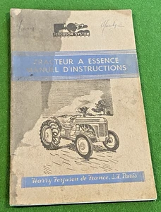 Manuel d'Instructions Tracteur Harry FERGUSON - Mai 1954 -  Etat Moyen. - Picture 1 of 7