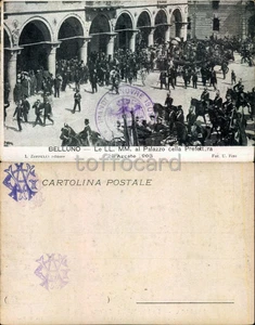 BELLUNO CITTA'-VISITA SAVOIA 1903-D13-63 - Picture 1 of 1