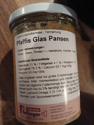 hunde nasdfutter 3x pansen u 2x huhn380 gramm - Bild 1 von 3
