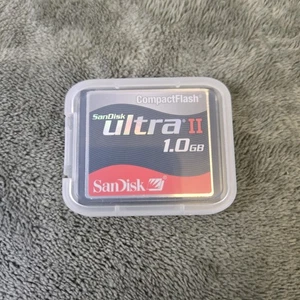 SanDisk Ultra II 1GB CF Compact Flash Card in Jewel Case - Picture 1 of 3