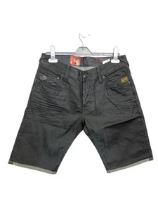 G-Star Unisex Herren Damen Jeans Shorts Kurzehose Heller Low Slim, Schwarz, W29 - Picture 1 of 3