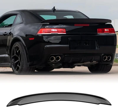 Trunk Spoiler Compatible with 2014-2015 Chevrolet Camaro 2014-2015 Camaro ZL1, A - Image 1 of 4