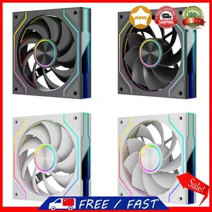 PC Fan ARGB Case Fan 4 Pin PWM Computer Fan Suitable for Most PC Cooling Systems - Afbeelding 1 van 18