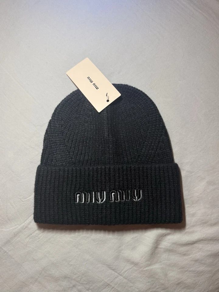 Bonnet Miu Miu Noir - Neuf - Photo 1/2