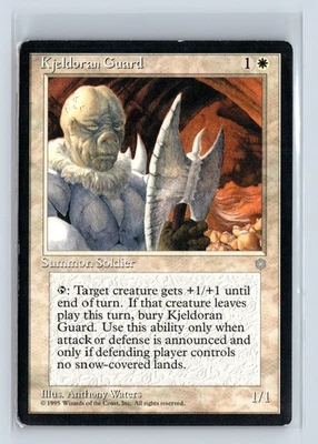 (2x) KJELDORAN GUARD – MTG Magic the Gathering Card – Ice Age – Common - Image 1 of 4