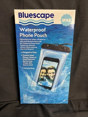 Bluescape Universal Waterproof Phone Pouch - Black & Clear - IPX8 - Image 1 of 4