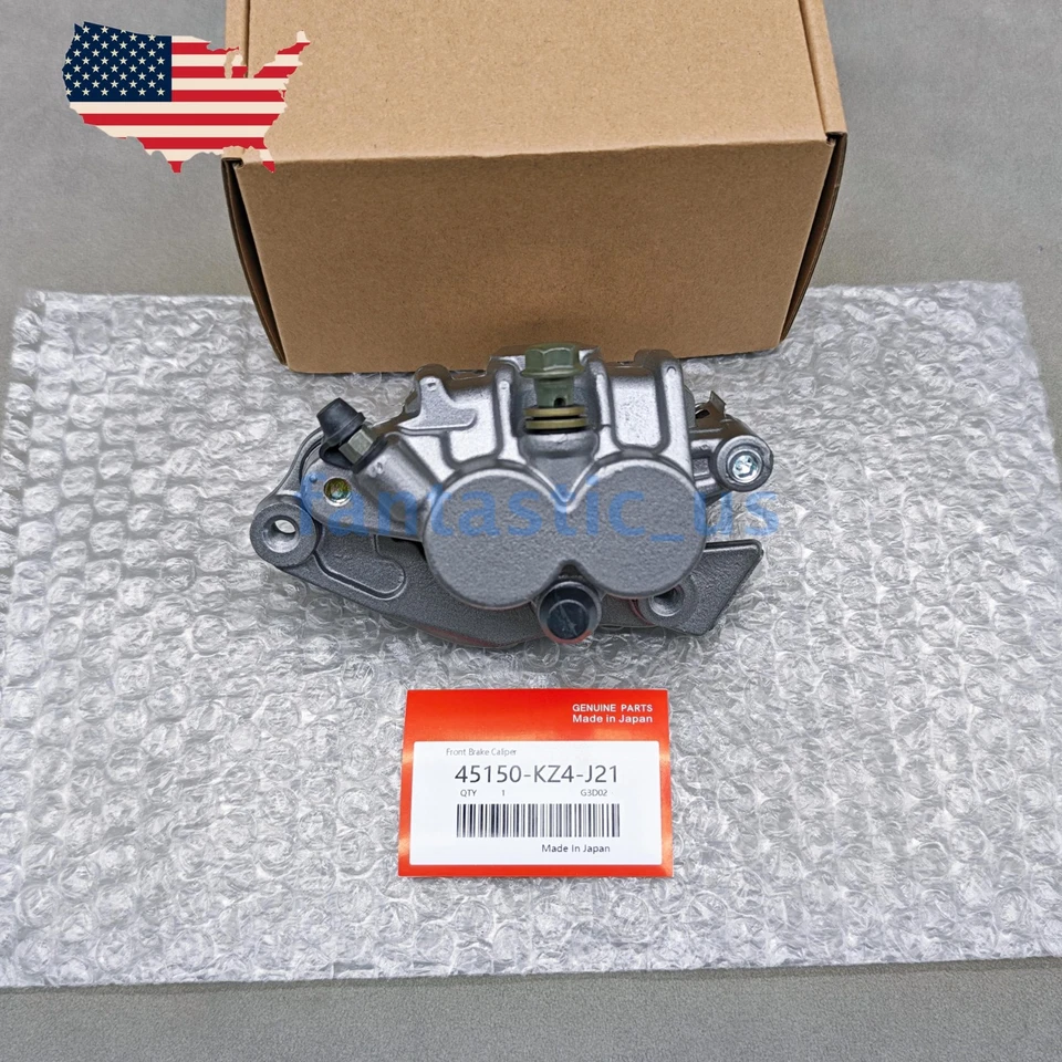 NEW Front Brake Caliper &Pads For Honda CR125R CR250R CR500R 95-05 45150-KZ4-J21 — 第 1/4 张图片