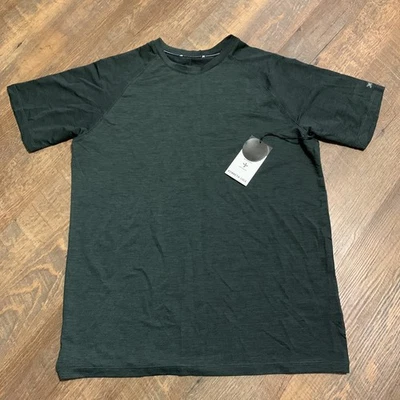 NUEVA Camisa Kenneth Cole Active Tech SS Para Hombre Malla Elastizada Absorbente Verde Foto 1 de 4