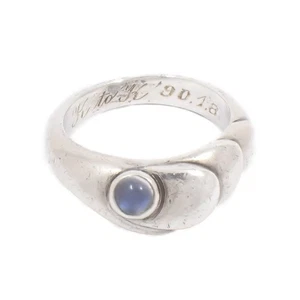 GEORG JENSEN 362 Ring Silber 925 Mondstein Gedenkgravur - Bild 1 von 5