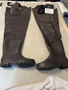 Men's Frogg Toggs Rana II Bootfoot Hip Wader 2RN311-304-090 Brown NIB Size 9 - Picture 1 of 6