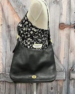 COACH Legacy Crescent Convertible Black Leather Shoulder Bag 9718 EUC! - Picture 1 of 13