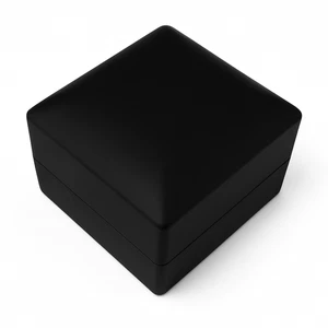 Caja de pendientes LED terciopelo joyero caja de regalos - Imagen 1 de 9