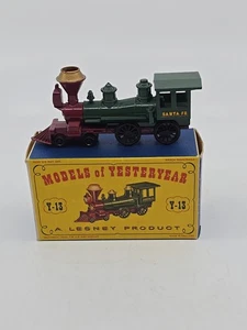 Matchbox Lesney - Models of Yesteryear - American Santa Fe Loco 4-4-0 #13 w/ Box - Picture 1 of 15