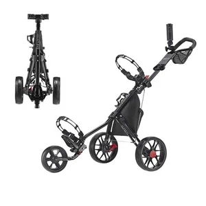 CaddyLite 11.5 V3 Golf Push Cart - 3 Wheel Lightweight Aluminum Golf Cart, Ea... - Picture 1 of 7