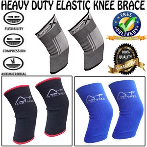 Elastic Knee Brace Strap Guard Support Sleeve Leg Muscles Protection GYM Sport - Picture 1 of 7