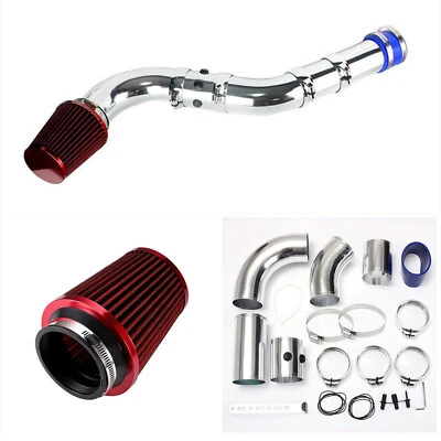 Kit de admisión/filtro de aire frío/filtro de inyección rojo/coche de 3 pulgadas rendimiento del sistema universal Foto 1 de 4