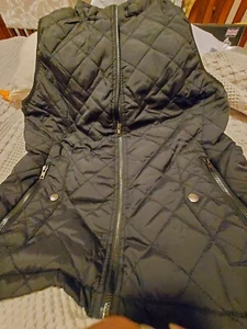 LK Womens Padded Vest Stand Collar Lightweight Full Zip Quilted New. Size M - Picture 1 of 2