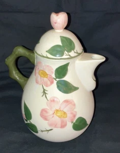 Villeroy & Boch WILDROSE Kaffeekanne mit Deckel Kaffeepot handbemalt Porzellan - Bild 1 von 5