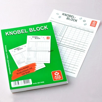 3 Knobel Blöcke je 100 Blatt in DIN A6, Schreibblock, Aufschreibblock von Frobis - Bild 1 von 4