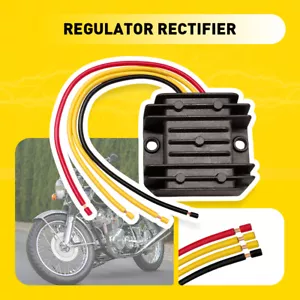 Voltage Rectifier Regulator Single Phase 12V For Triumph Norton BSA 1966-1978 Uk - Picture 1 of 12