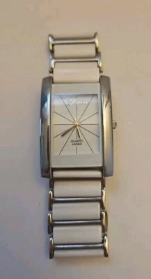 Genoa Japanese Quartz Movement Wristwatch - White/Stainless Steel - Image 1 of 2
