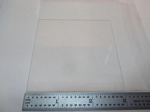 OPTICAL GLASS PLATE 3" X 3" LASER OPTICS AS PICTURED &FT-5-106 - Picture 1 of 6