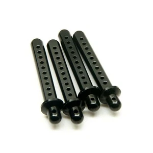 RC Crawler Cars Parts Black Aluminum Body Post Mounts 0.64 OZ Aluminum Total - Picture 1 of 5