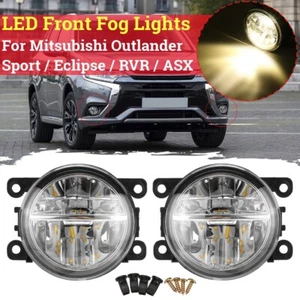 LED Front Fog Light Lamp For Mitsubishi Outlander RVR ASX Sport - Picture 1 of 13