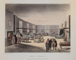 MIDDLESEX HOSPITAL, "MICROCOSM OF LONDON", ACKERMANN 1808-10. - Bild 1 von 1