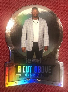 2022 Skybox Metal Universe A Cut Above Ken Griffey Jr. RARE Silver DieCut SSP - Picture 1 of 1