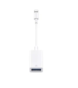 For iPhone iPad USB 3.0 Female to 8-Pin OTG Male Adapter Camera Cable UK - Picture 1 of 12