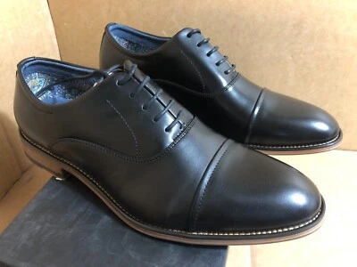 BRUNO MARC NEW YORK Louis-2 Black Oxford Dress Shoe Men's 9.5 ** - Image 1 of 4
