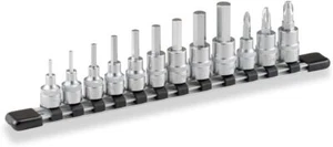 Tone (TONE) Hexagon socket set (with holder) HH312 Insert angle 9.5mm (3/8 - Picture 1 of 3