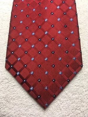 CLUB ROOM CORBATA HOMBRE ROJO CON AZUL Y BLANCO 3,25 X 61 Foto 1 de 4