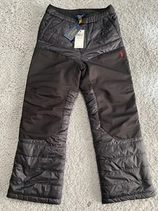 Polo Ralph Lauren Water-Repellent Snow Pants Black Size Medium Boys (10-12) $165 - Picture 1 of 14