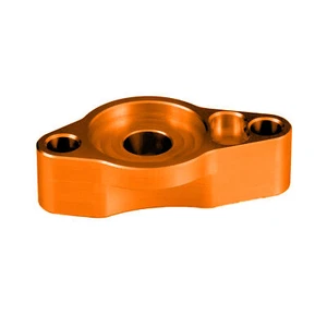Plaque de montage cylindre esclave embrayage Oberon orange pour KTM 990 Adventure S 2006 - Photo 1/3